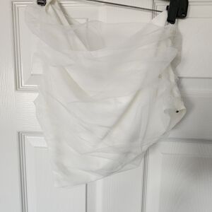 REVOLVE White Layered Skirt